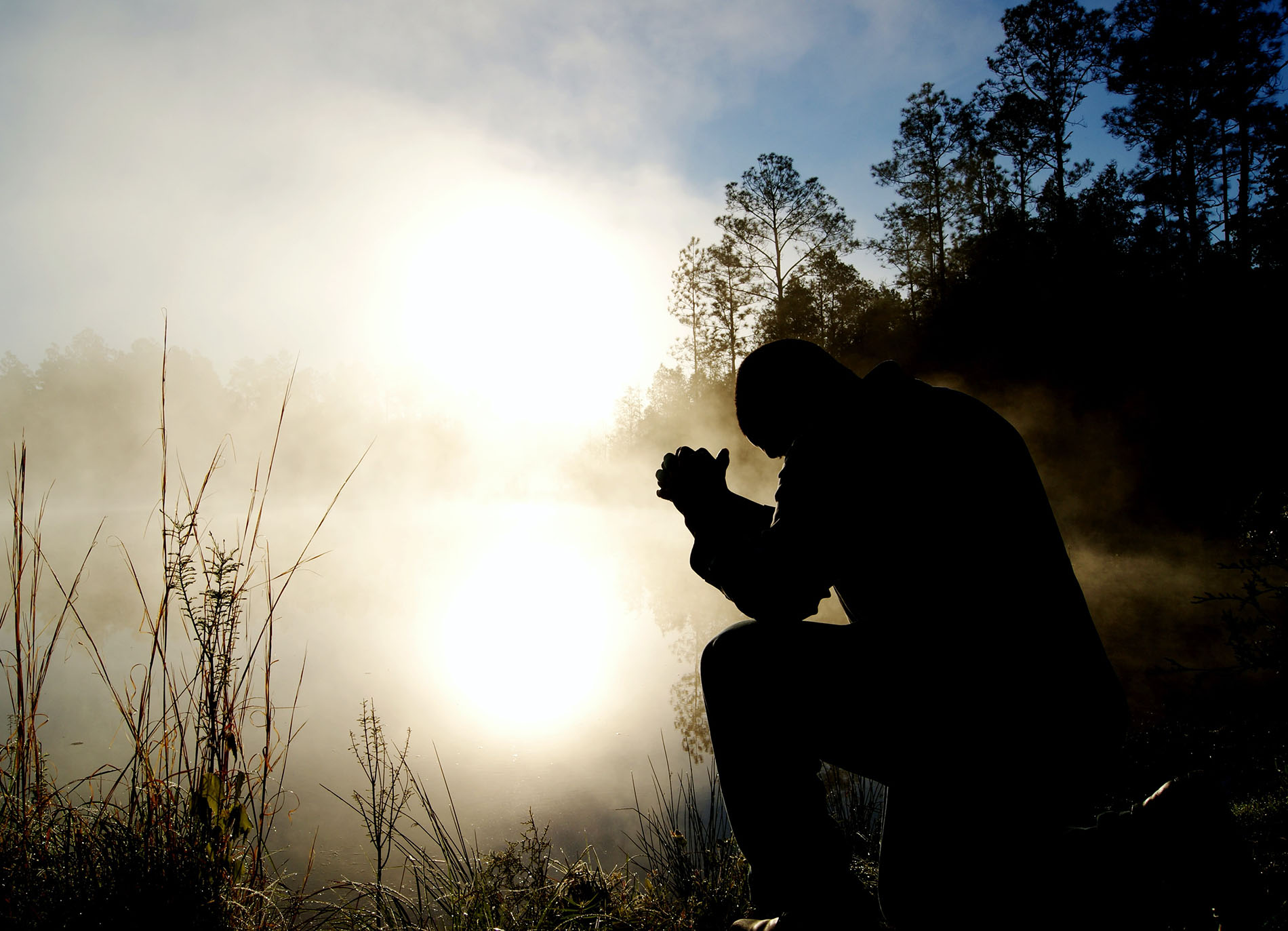 A Young Man Praying